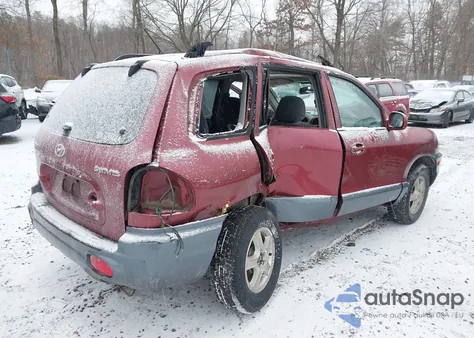 2004 Hyundai Santa Fe from USA, damaged, VIN KM8SB12BX4U812469